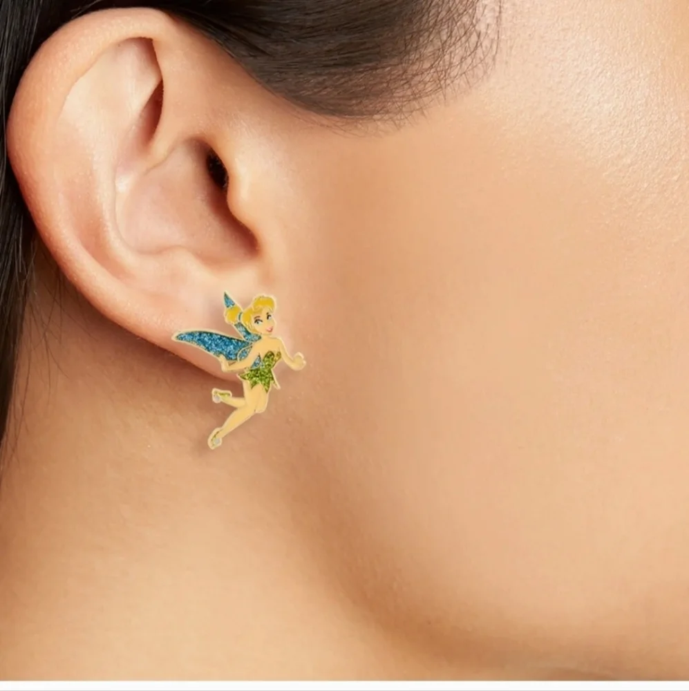 Disney BaubleBar Tinker Bell Earrings New In Box - Picture 2 of 3